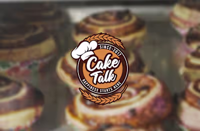 Logo design | Cake Talk | bakery | confectionary on Behance