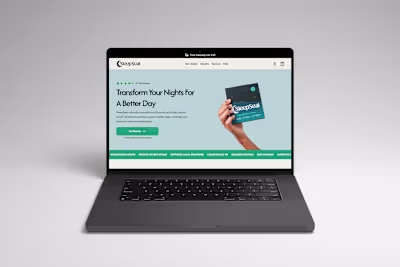 Ecommerce site for SleepSeal - Premium mouth tape 