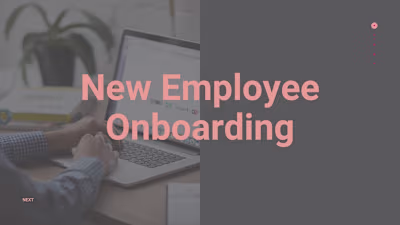 Onboarding Presentation