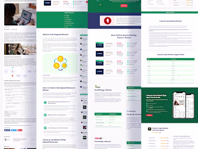 Betting Website Design