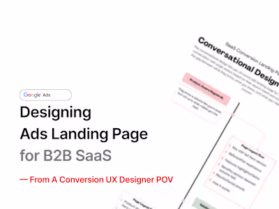 SaaS Ads Landing Page Designs