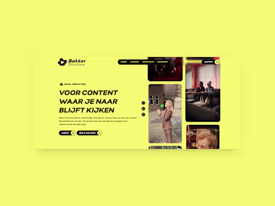 Bakker Studios Website Development