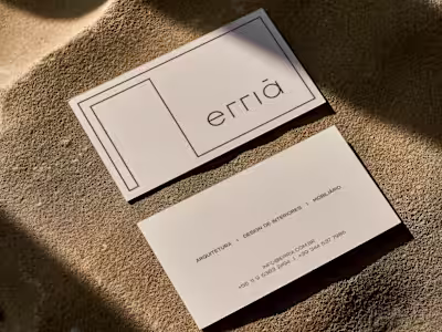 Strategic Rebrand and Long-Term Creative Direction for Erriá