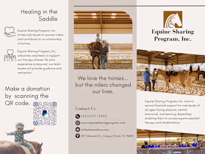 Brochure for non-profit