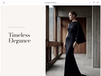 Fashionista: Luxury E-commerce Platform Development