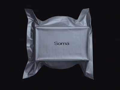 The Soma visual identity feels