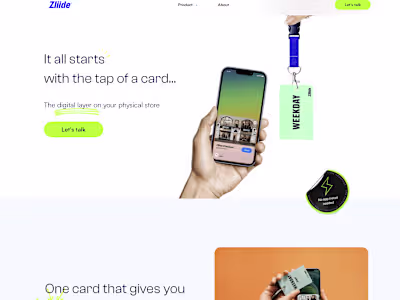 Full website design for a start up