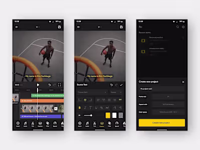 Video Editor - Mobile App