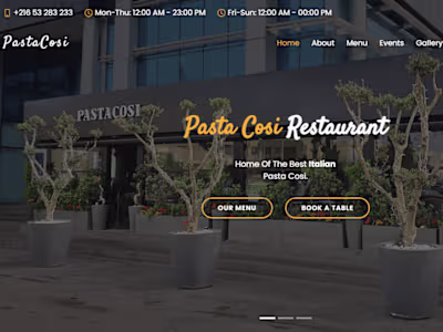 Pasta Cosi Restaurant