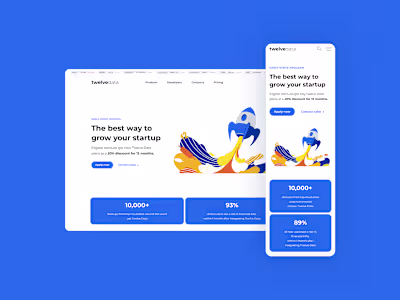 Great landing page for a fintech data provider. Focused on c...