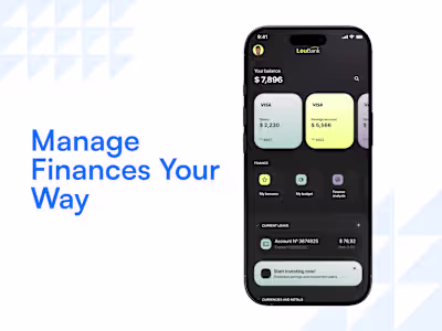 Finplify Finance Management App UI Design