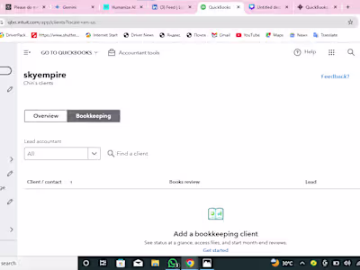 QuickBooks Online  Setup and Training for a Graphic Designer