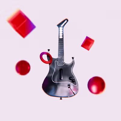 Guitar Renders for Angel Custom Guitars