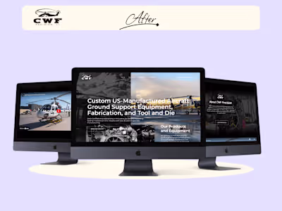Website Redesign for Manufacturing Company