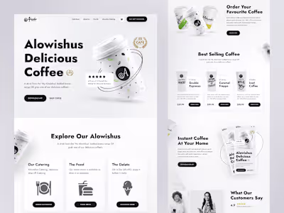 Online Coffee Shop Website