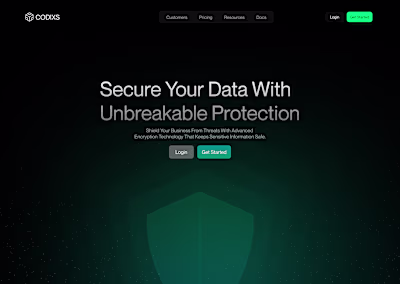 CODIXS Cybersecurity SaaS Website Design
