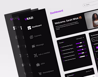 UKAZI UI Design on Behance