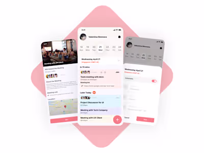 Calendar app design