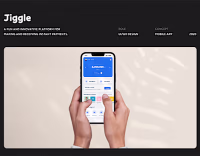 Jiggle - Send, Receive and Make Payments With Ease on Behance