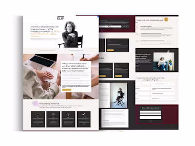 Kajabi Website for Elif Chiasson