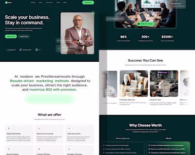 WORTH is a modern, conversion-focused