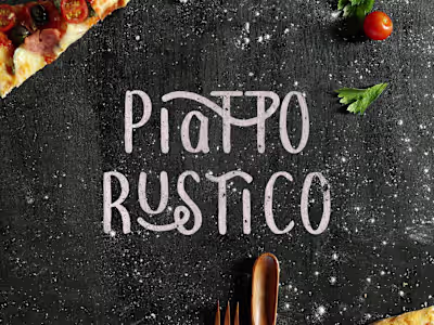 Piatto Rustico 🍝 Serving Authenticity Through Timeless Branding