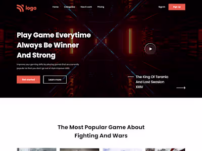 03_Project- Gaming Landing Page