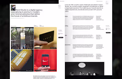 Nord Studio ~ Minimal design for maximum impact