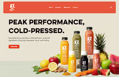 K2 Brand Website Development