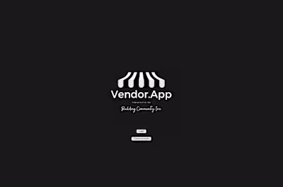 Vendor App for Building Community Inc