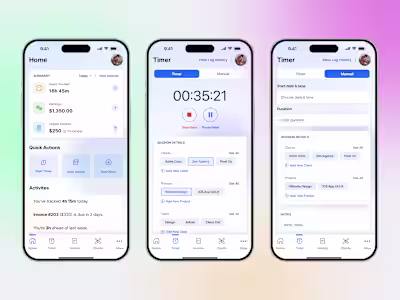 Time Tracker and Invoicing App for Freelancers 💫