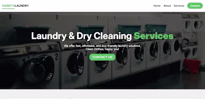 Harry’s Laundry Website