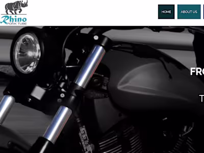 Rhino Fork Tube Website