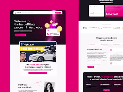 Dermis Webflow Site Development