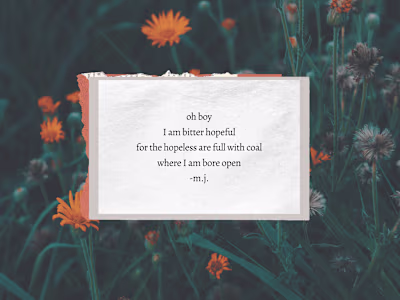 My Poetry- A Visual Collection pt.1
