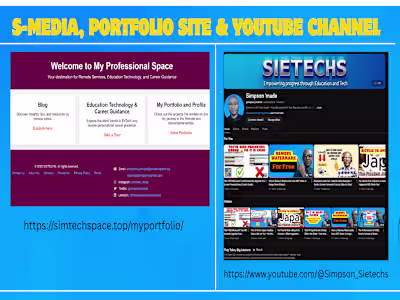 Web Content Creation: Front end development, Video, Social Media