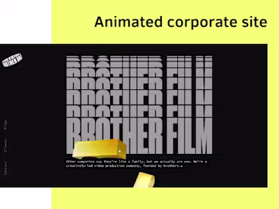 Animated Web Development – Site of the Day on awwwards.com
