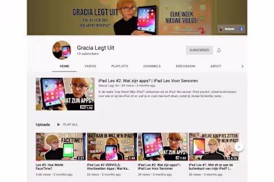iPad Lessons for Seniors (Dutch)