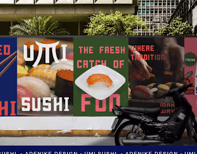 Umi Sushi - Brand Identity design for a Sushi Brand