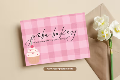Bakery Thank You Card