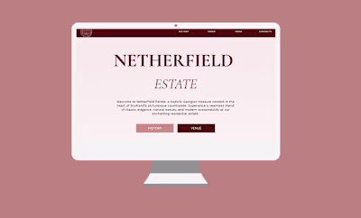 Website for outstanding Georgian mansion in Scotland