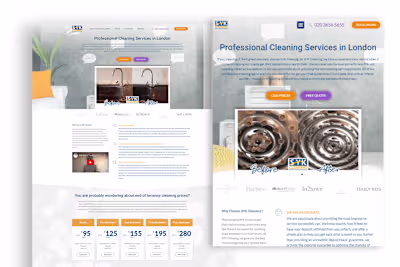 SYK Cleaning: Boosting Service Requests with Website Revamp