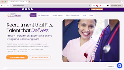 Website Redesign for Dilys Consulting