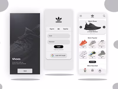 SHOES App UI | Android/IOS App UI