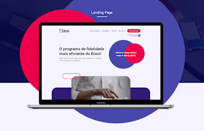 Cliex – Landing Page on Behance