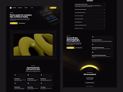 Bootcamp Landing Page Design