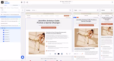 Replo Landing Page Development