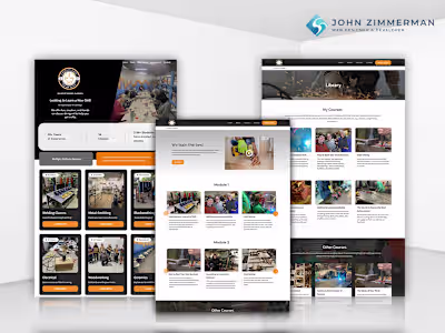 Custom Kajabi Website Build — Wildcat Hobby Classes