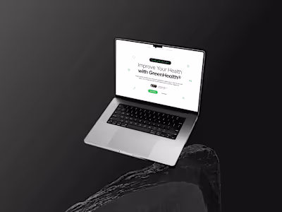 Green Health : Healthcare Landing Page Design