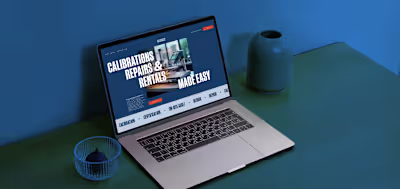 Instruments Repair Web UI/UX Design 
